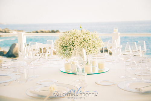 centrotavola nebbiolina wedding total white