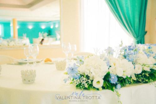 centrotavola tavolo sposi