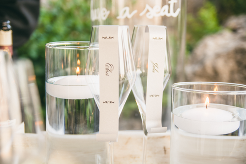 champagne tableau mariage idea