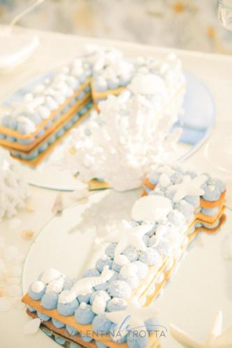 iniziali cake design tema mare