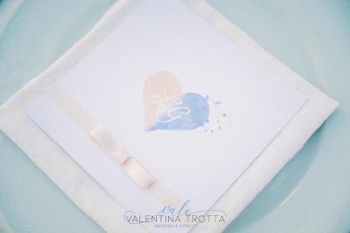 menu wedding rosa celeste