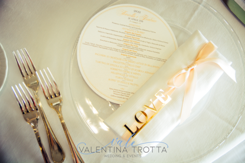 mise en place matrimonio