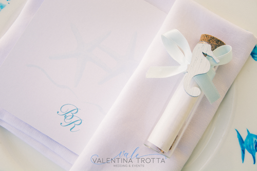 mise en place wedding tema mare