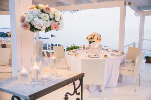 reception wedding dinner