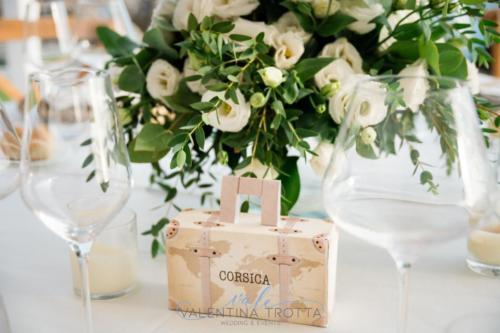 segnatavolo tema viaggio natural Wedding