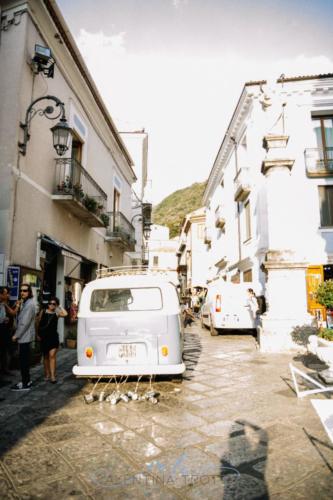 sposi a maratea pulmino volksvagen wedding