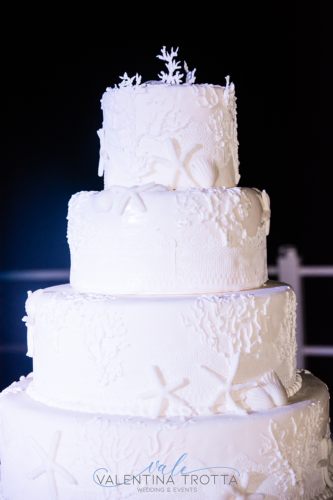 torta nuziale matrimonio tema mare