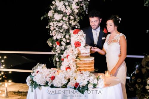 torta nuziale matrimonio wedding burgundy