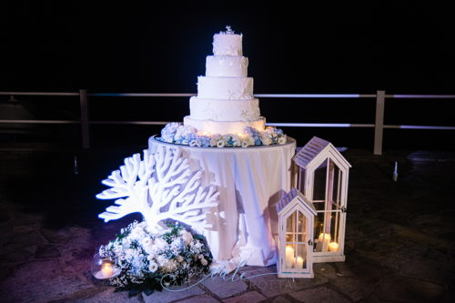 wedding cake taglio torta tema mare